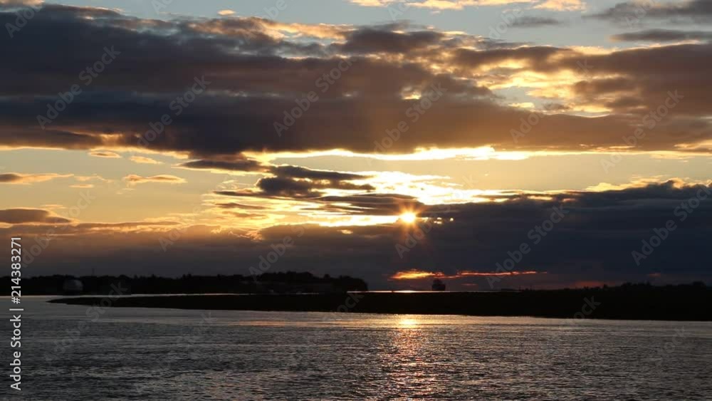 A Beautiful Sunset on the river in Delta BC Canada. A Beautiful Sunset on the river in Delta BC Canada.