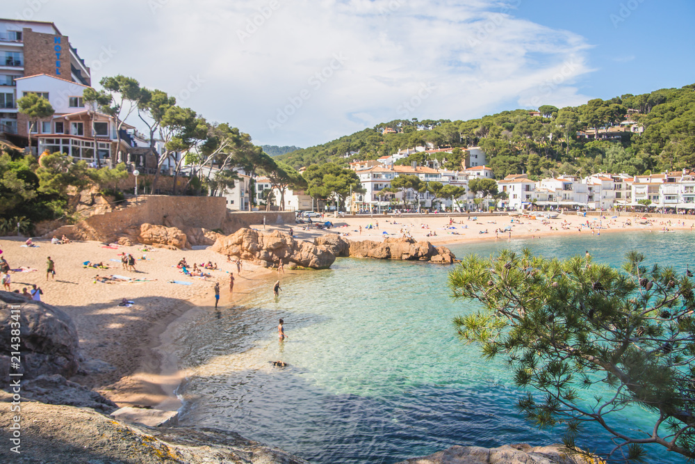 Fototapeta premium Sea coast near Begur, Costa Brava, Spain