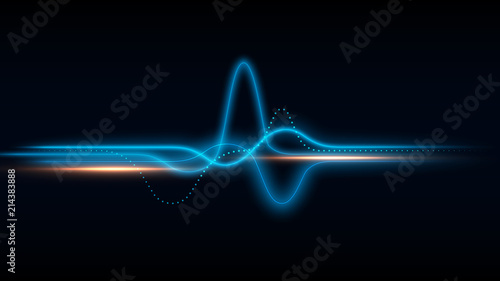Luminous energy waves