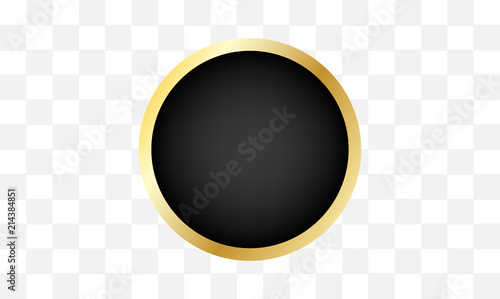 Black And Gold Circle Design Pattern, Background, Banners