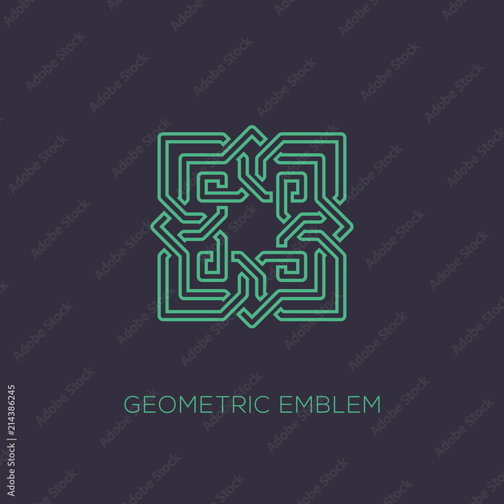Geometric emblem Geometric emblem