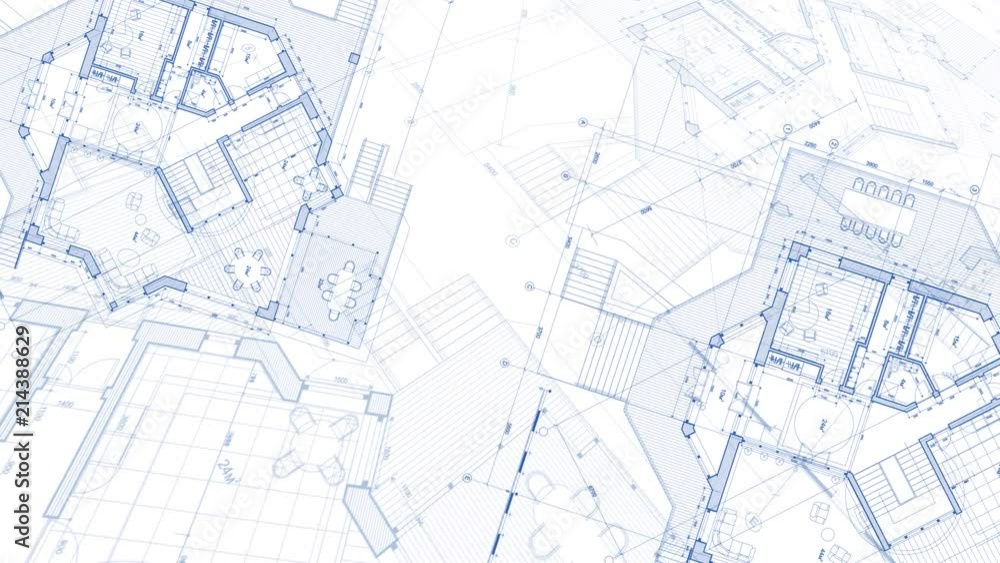 Architecture design: blueprint plan - vector illustration of a plan modern residential building / technology, industry, business concept illustration: real estate, building, construction, architecture Architecture design: blueprint plan - vector illustration of a plan modern residential building / technology, industry, business concept illustration: real estate, building, construction, architecture