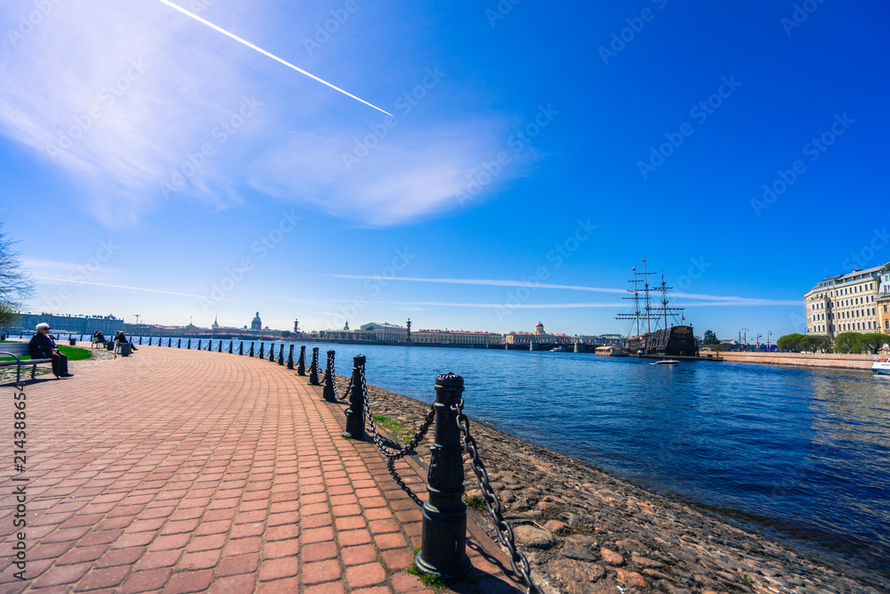 The Peter and Paul Fortress is the original citadel of St. Petersburg, Russia, founded by Peter the Great in 1703 and built to Domenico Trezzini's designs from 1706 to 1740 as a star fortress