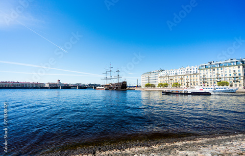 The Peter and Paul Fortress is the original citadel of St. Petersburg, Russia, founded by Peter the Great in 1703 and built to Domenico Trezzini's designs from 1706 to 1740 as a star fortress photo