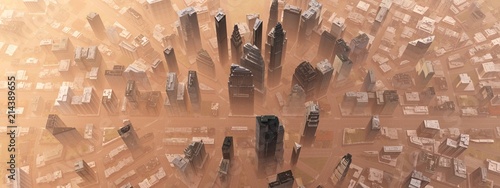 Obraz na plátne City from the air