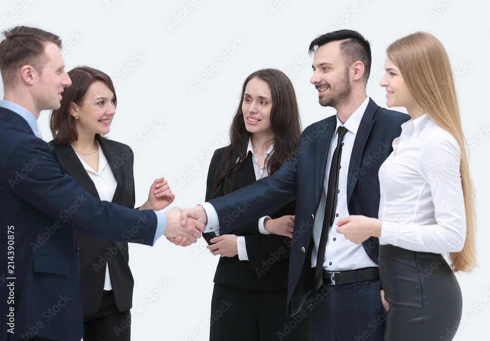 welcome and handshake business partners welcome and handshake business partners