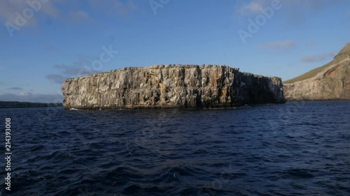 Wolf Island at Galapagos Archipel in Slow Motion Slomo 50% photo