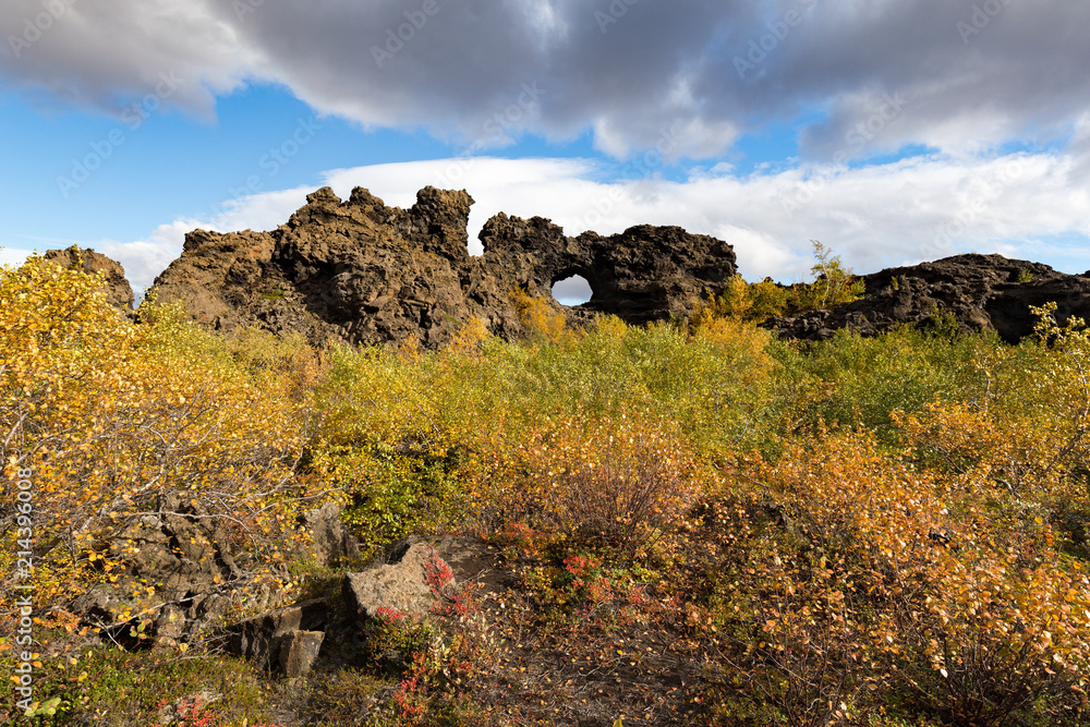 Fototapeta premium Dimmuborgir, Iceland