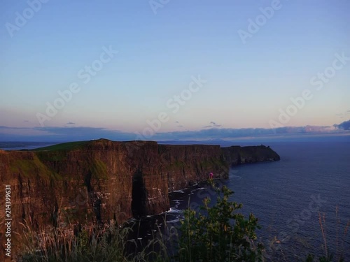 Cliffs of Moher evening