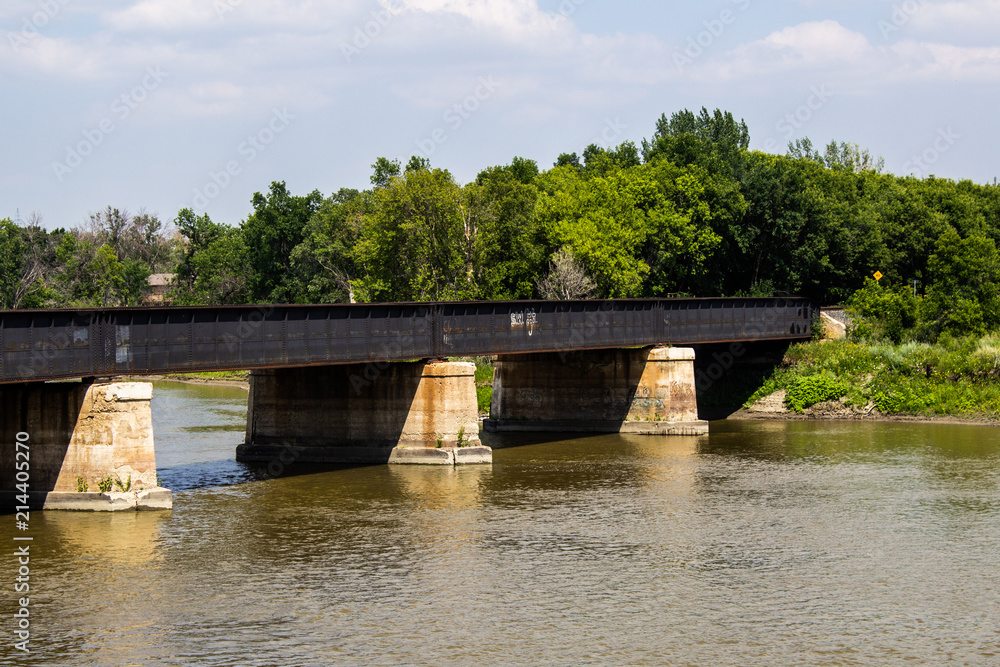 Fototapeta premium Bridge over the river