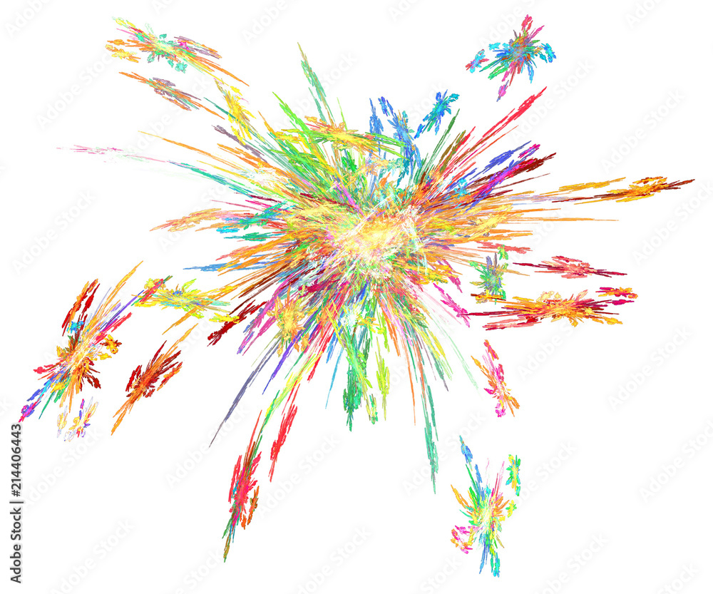 Colors Flower Splash Abstract