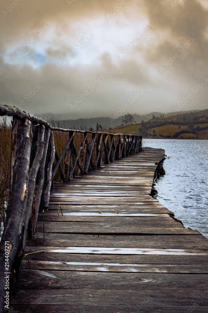 Fototapeta premium Laguna de la cocha