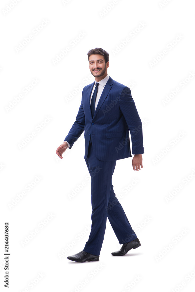 Young businessman isolated on whie background Young businessman isolated on whie background