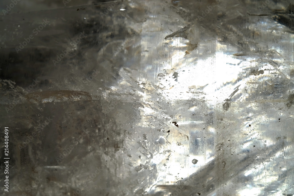 Obraz premium Black phantom quartz texture with white back light background