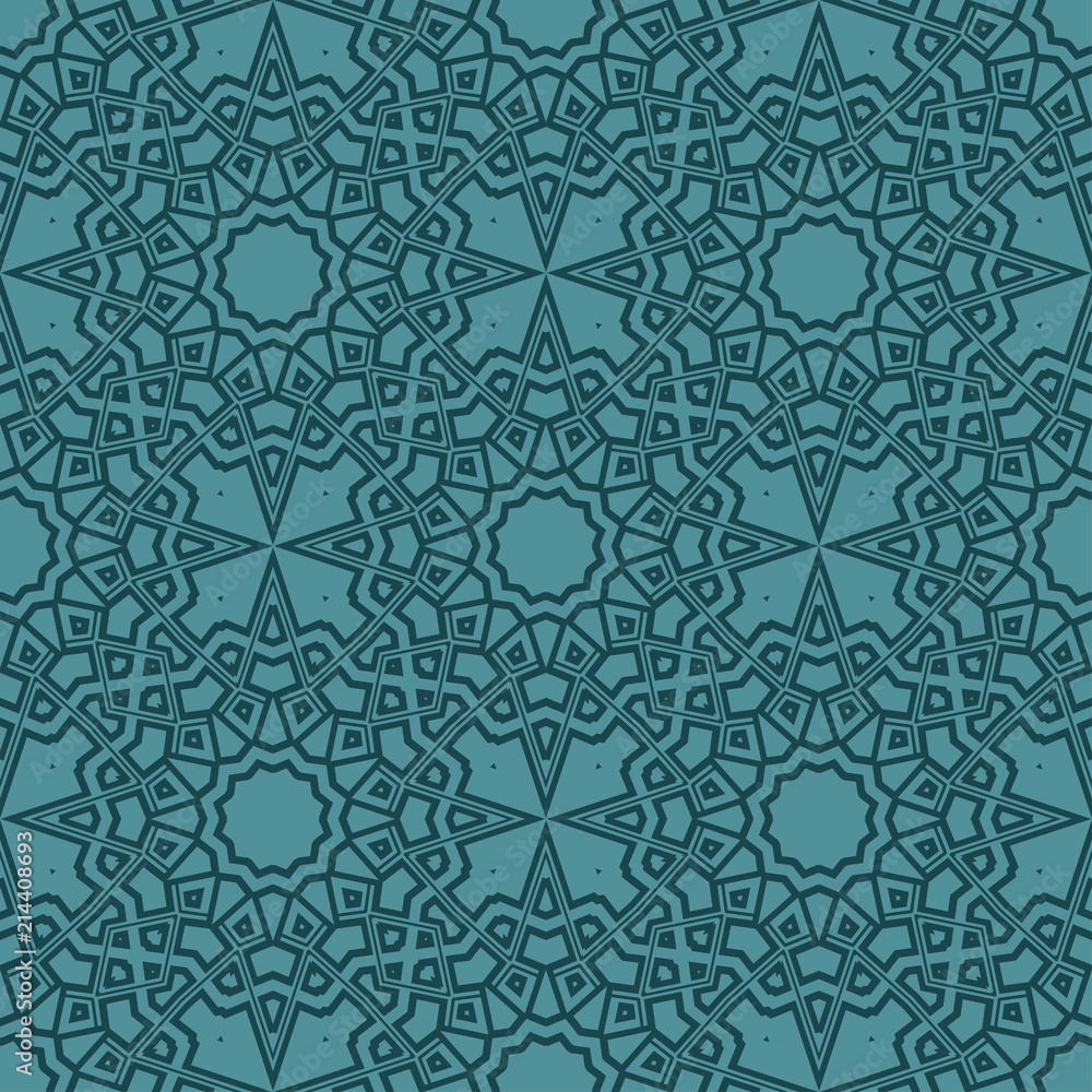 Seamless stylish vector illustration with geometric pattern. Abstract design. For super wallpaper, decorative design
