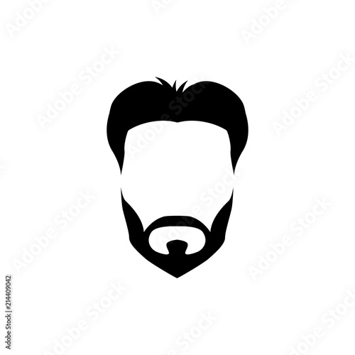 Hair man logo vector element. barber shop logo template