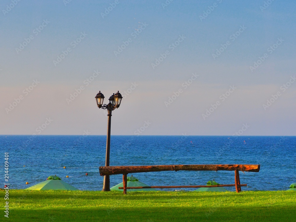 Bench in front of the Beach - Hoi An, Vietnam