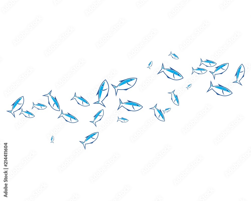 fish background vector