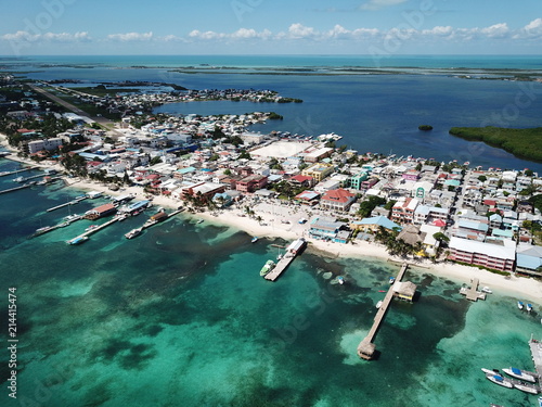 San Pedro Town, Belize Aerial