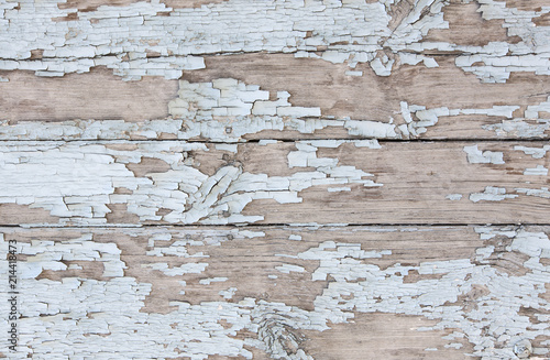 The texture painted wooden boards