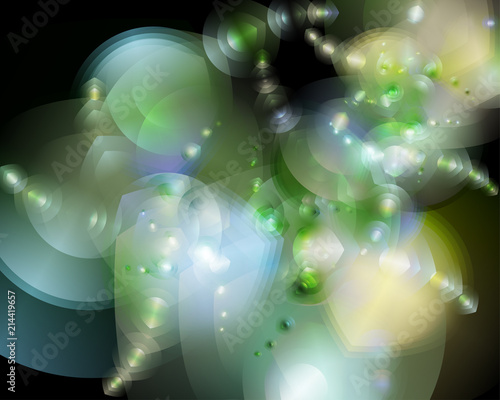 Abstract vector texture composed of simple elements