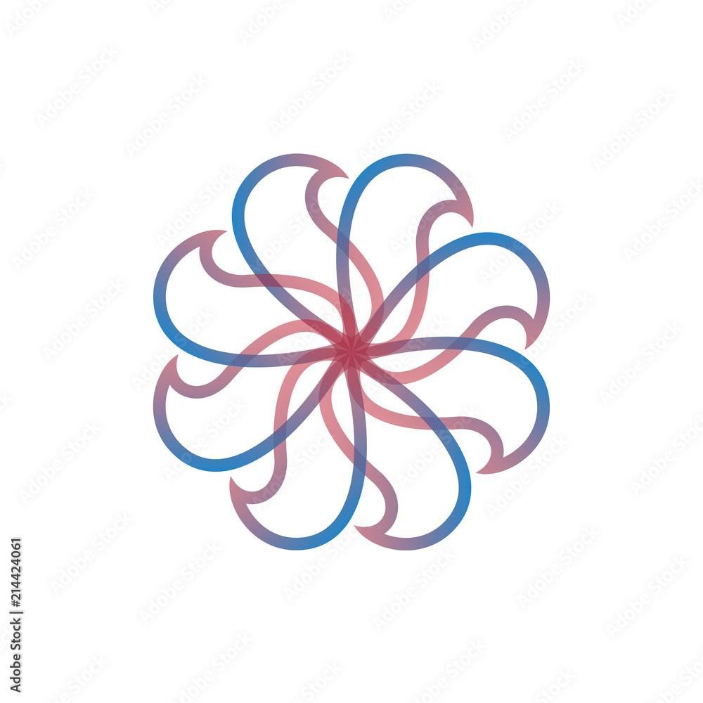 Flower Spa Beauty Boutique Fashion Logo Flower Spa Beauty Boutique Fashion Logo
