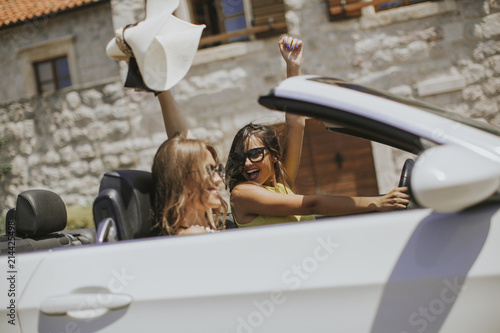 Young women with sunglasses...