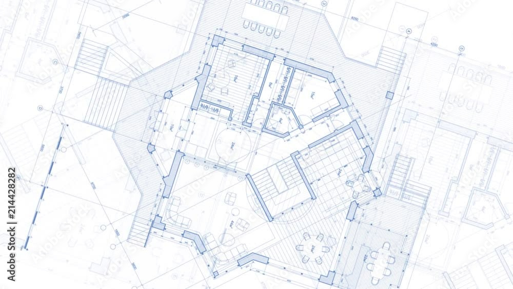Architecture design: blueprint plan - vector illustration of a plan modern residential building / technology, industry, business concept illustration: real estate, building, construction, architecture Architecture design: blueprint plan - vector illustration of a plan modern residential building / technology, industry, business concept illustration: real estate, building, construction, architecture