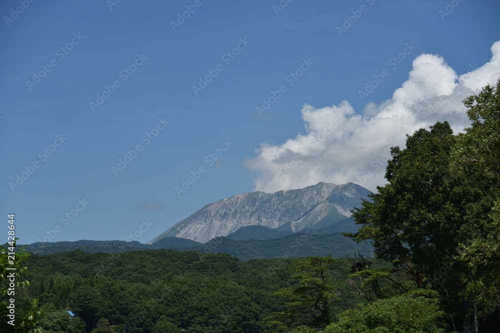 日本の鳥取の大山