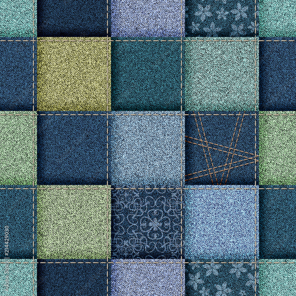 seamless jeans patchwork background seamless jeans patchwork background