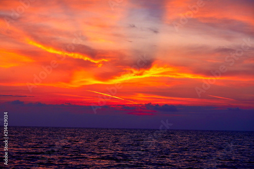 sunset over sea © fox17