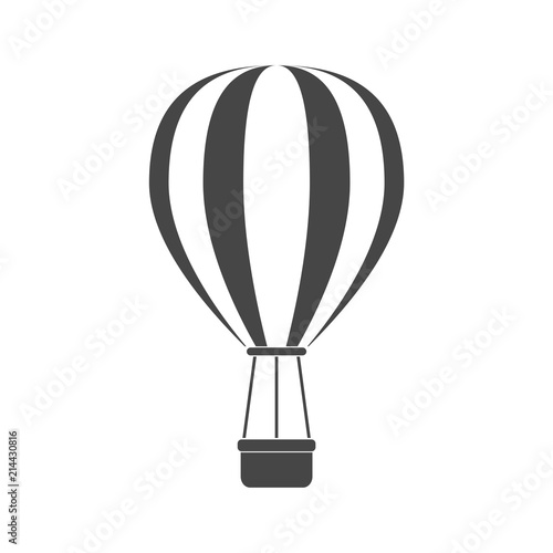 Vector hot air balloon icon
