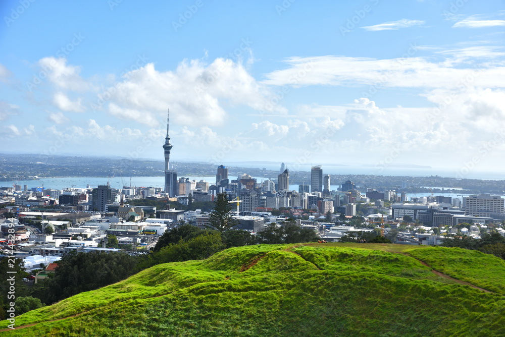 Obraz premium Auckland mit Vulkan Mount Eden