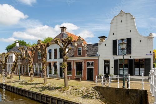 Historical houses Sloten the Netherlands