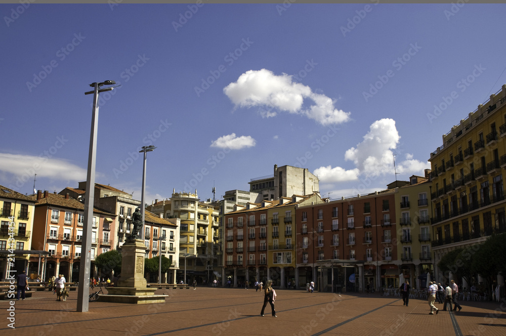 Plaza Mayor, Burgos, Kastilien, Spanien