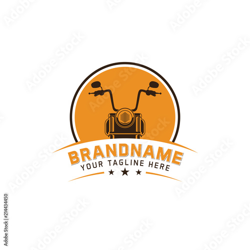 Vintage Motorcycle logo emblem vector illustration Stock Vector | Adobe ...