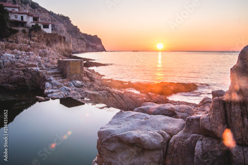 Sunrise in Begur, Costa Brava, Spain