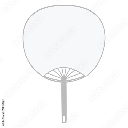 うちわ　イラスト