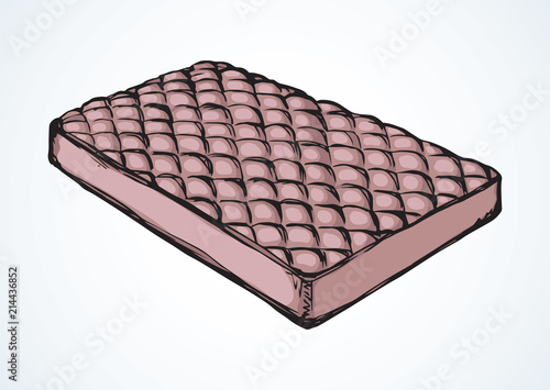 Mattress. Vector drawing