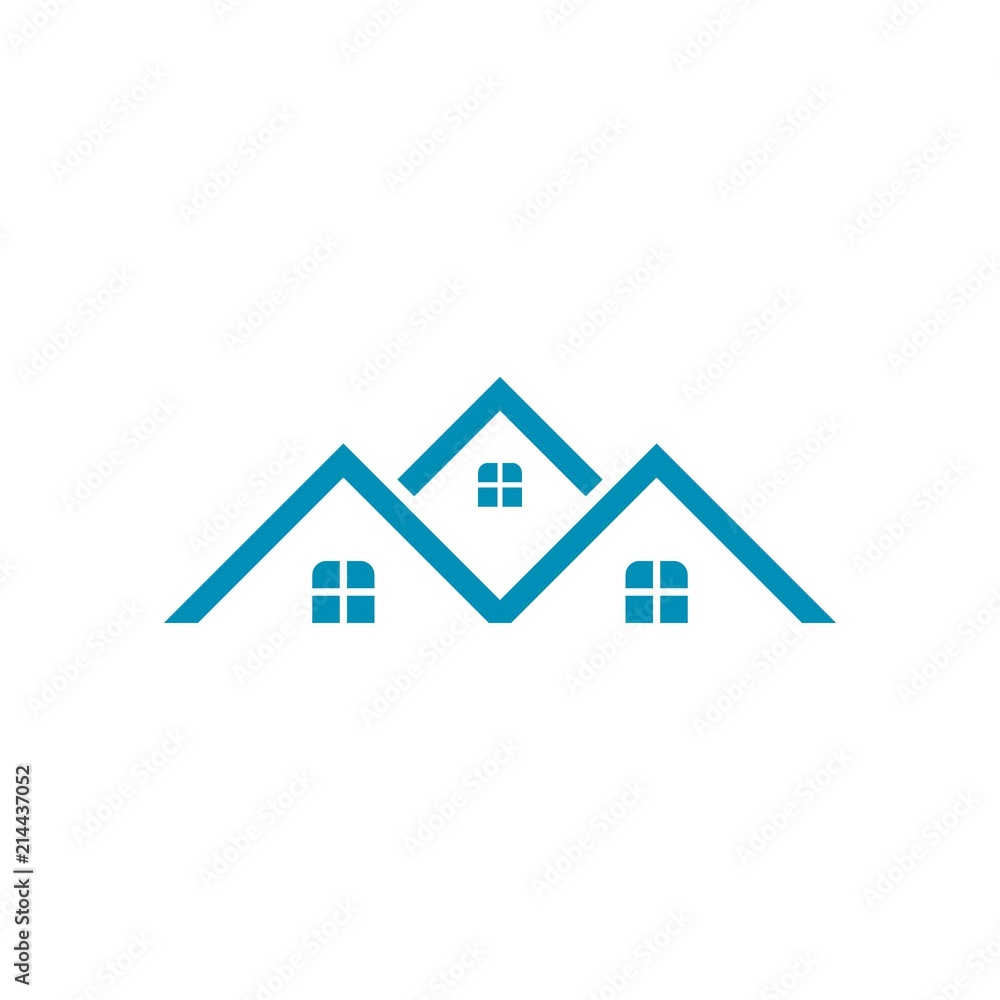 Roof Logo Vector Stock Illustration | Adobe Stock