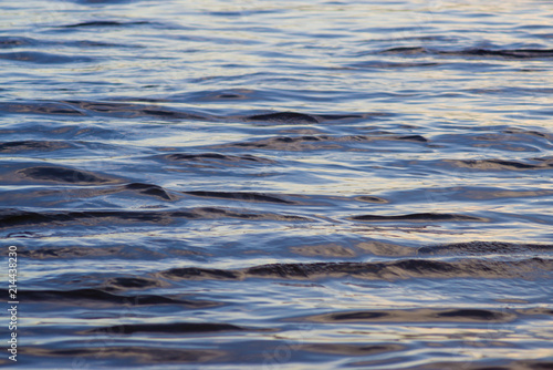 waves on water, abstract image background. on the river