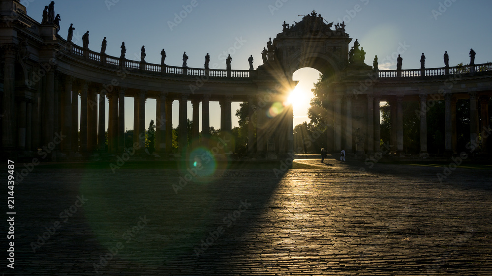 Sonnenuntergang in Potsdam