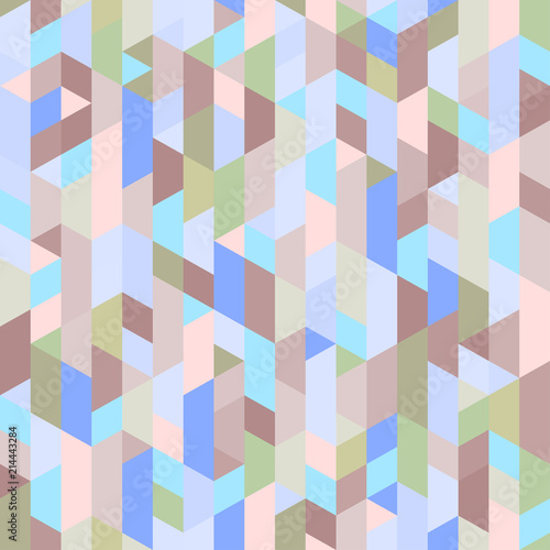 Polygonal background. Geometric wallpaper of the surface. Bright colors. Seamless pattern. Print for banners, posters, flyers and textiles. Greeting cards. Doodle for design