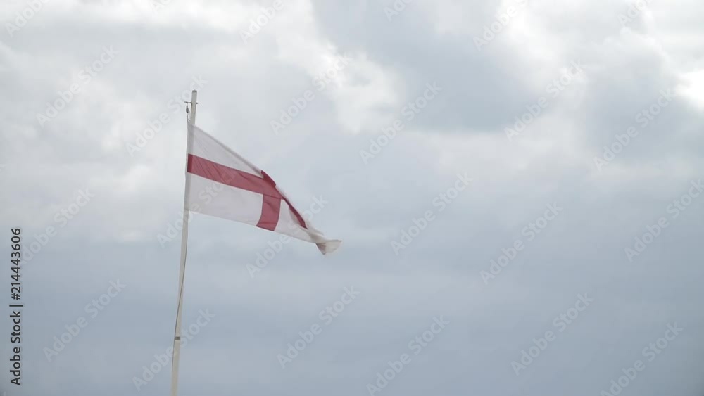 England Flag blowing in wind England Flag blowing in wind