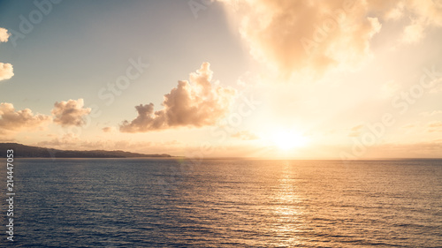 Sonnenaufgang in der Karibik