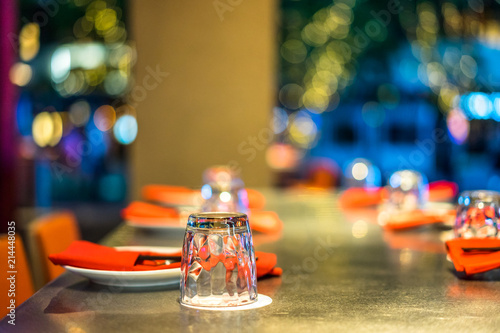 interior of chinese restaurant