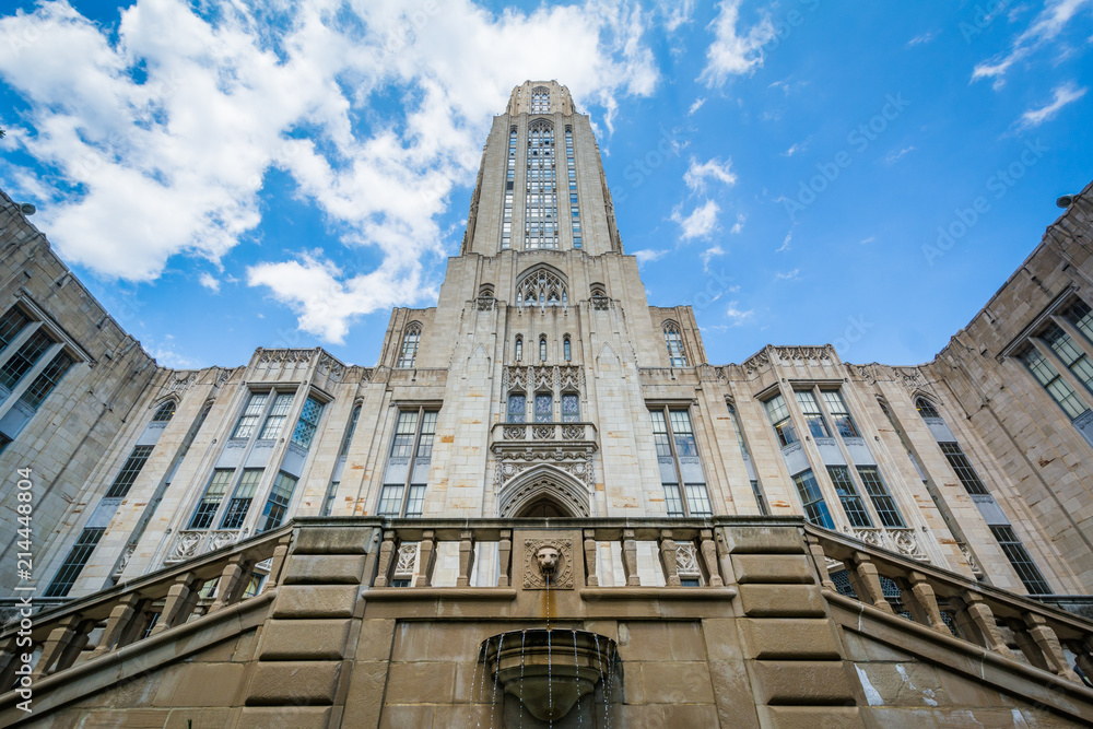 The Cathedral of Learning at the University of Pittsburgh, in Pittsburgh, Pennsylvania