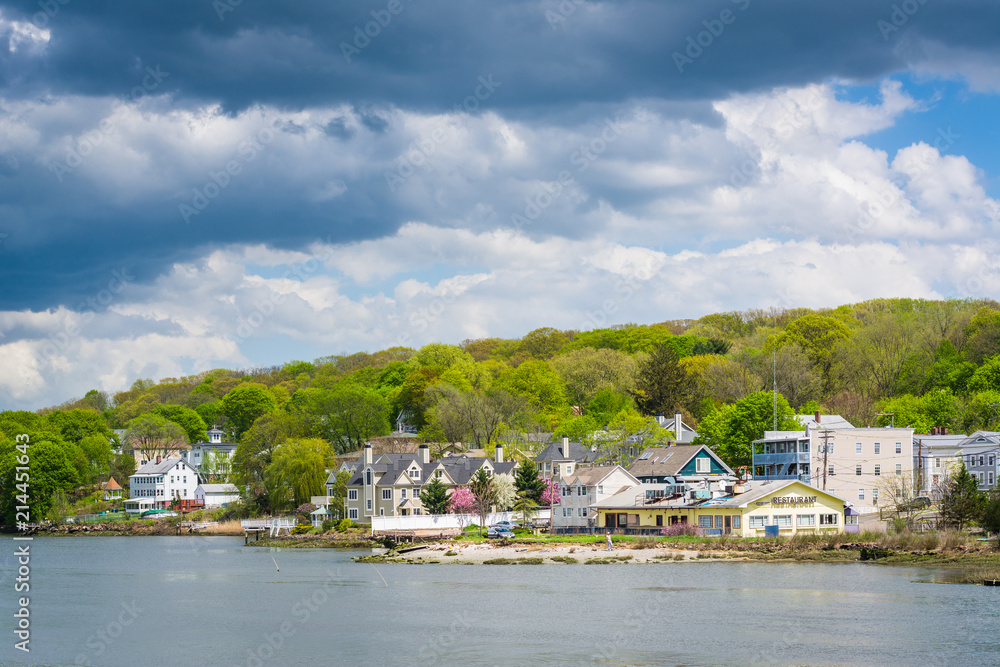 View of Fair Haven Heights, and the Quinnipiac River in New Haven, Connecticut