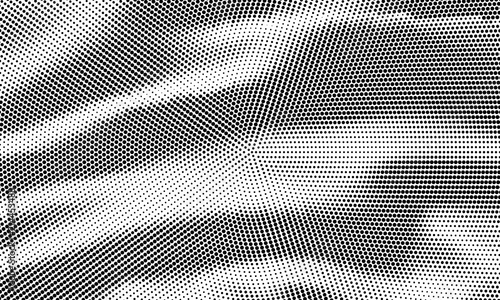 Dotted radial halftone background. Pattern cloth geometric grunge. Vector illustration.