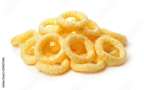 Pile of crispy onion rings